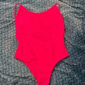 San Lorenzo neon pink one piece, tags still attached never worn